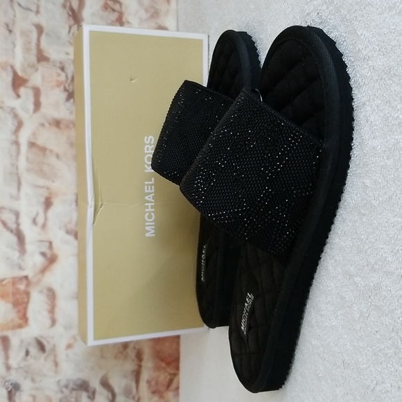 New Michael Kors Janis Slide Sandals - Picture 1 of 11